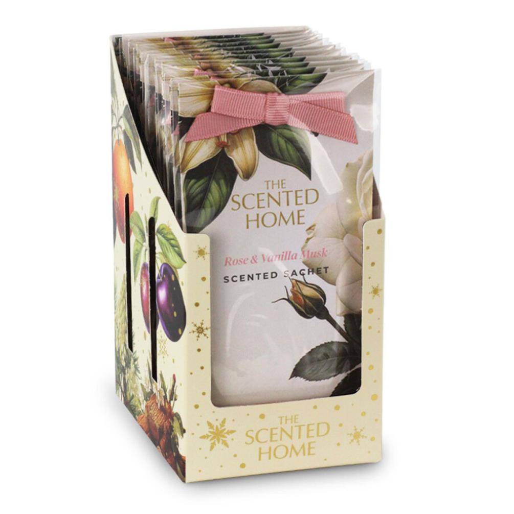 Ashleigh & Burwood Rose & Vanilla Musk Scented Home Slim Scent Sachet Extra Image 1